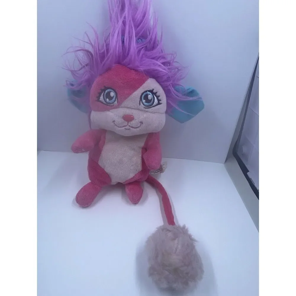 *Popples Sunny 2015 Plush Spin Master Pink Foldable Pre-loved Stuffed Animal